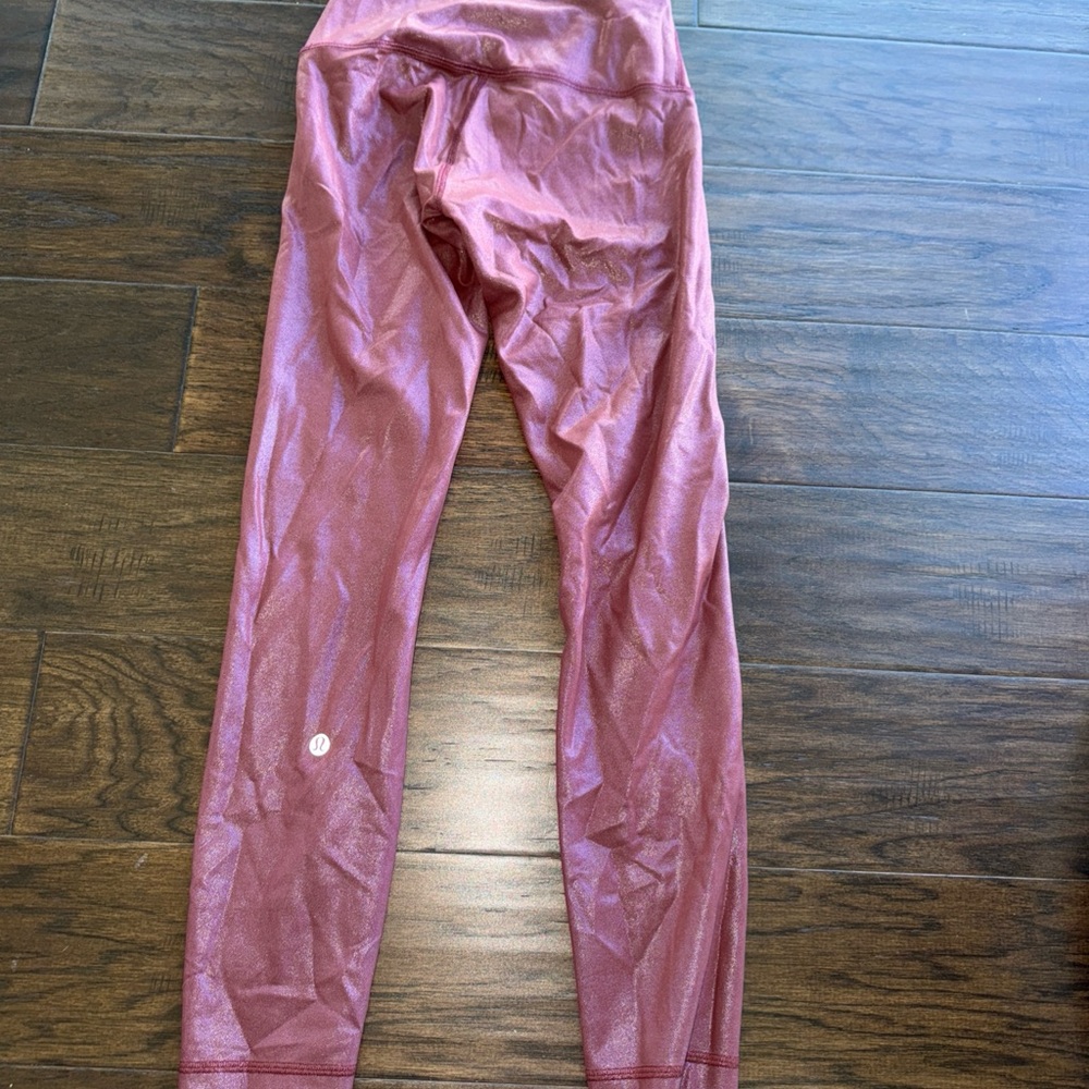 Red Lululemon Leggings 4